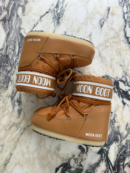 Moon Boot - Vinterstøvle - Cognac - Icon Low Nylon sss