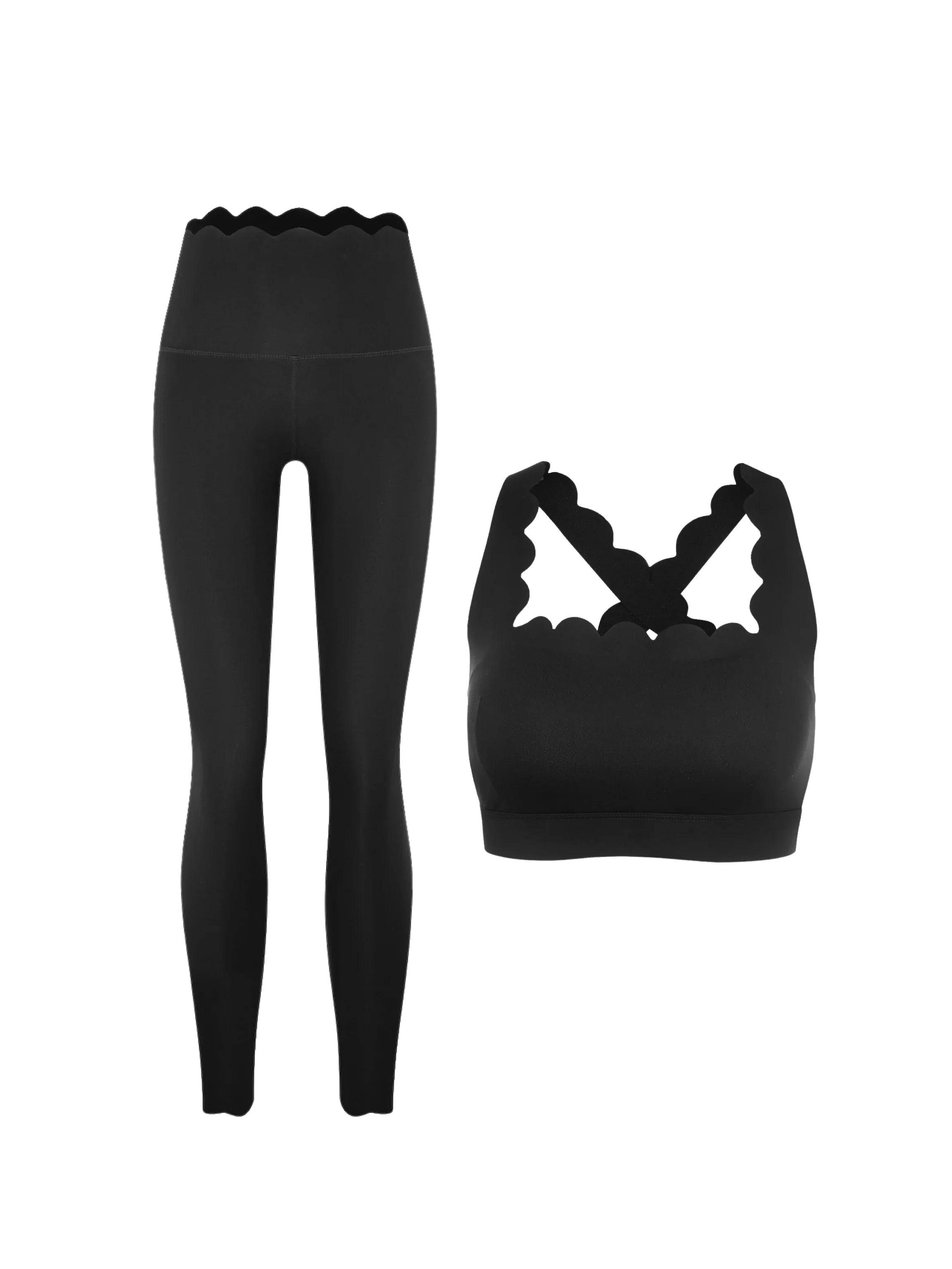 The Collection - Fitness sæt - Black - Sara