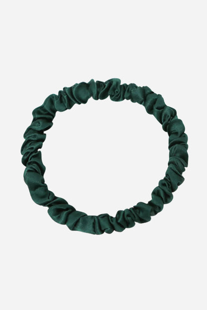 Andcopenhagen - 100% Silke hårelastik - Dark Green - Sisse