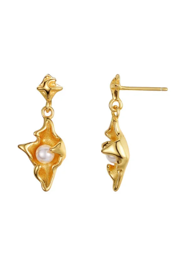 Andcopenhagen Jewelry - Øreringe - 18 karat guldbelagt 925 sterlingsølv - Marian