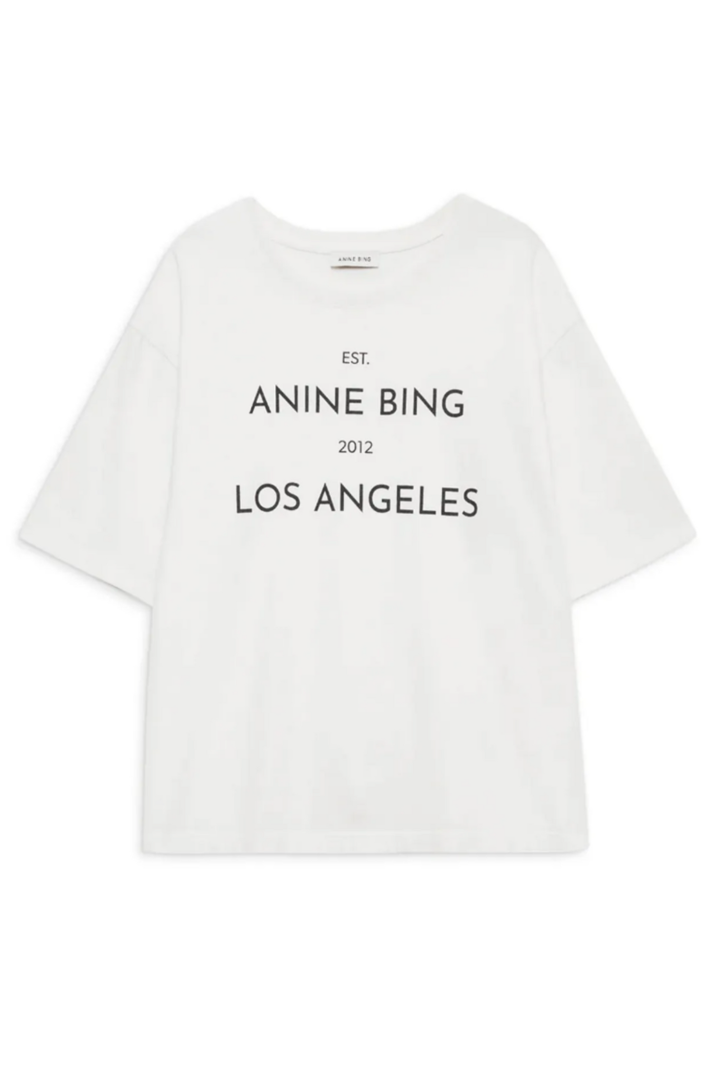 Anine Bing - Tshirt - Ivory - Rudy