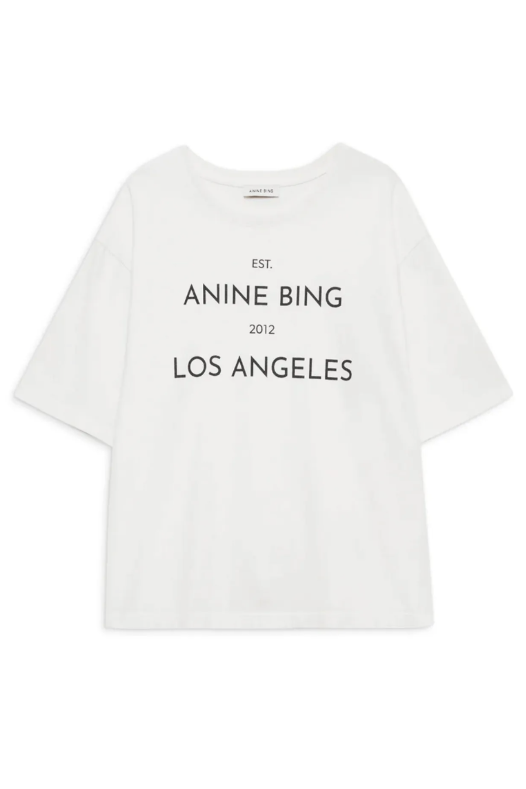 Anine Bing - Tshirt - Ivory - Rudy