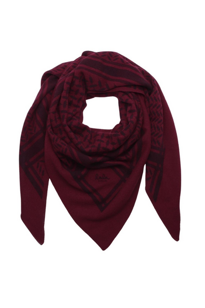 Lala Berlin - Cashmere tørklæde - Bordeaux - Trinity Classic M