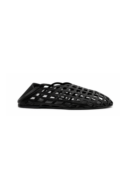 Gia Borghini - Sandal - Black - Peek-a-boo Ballerina