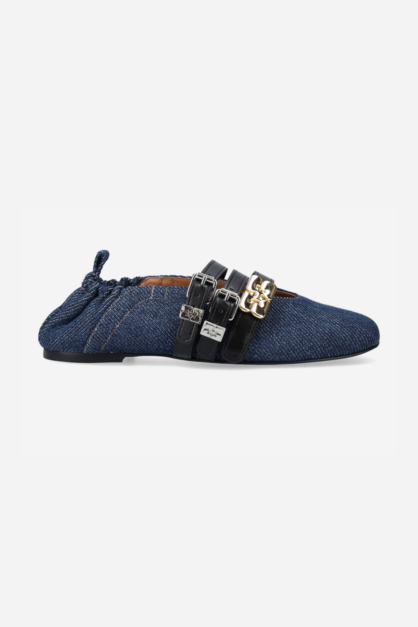Ganni - Sko - Denim Fridge - Sue Triple Ballerina