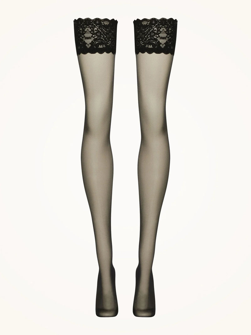 Wolford Satin Touch 20 Stay-Up er elegante selvsiddende strømper