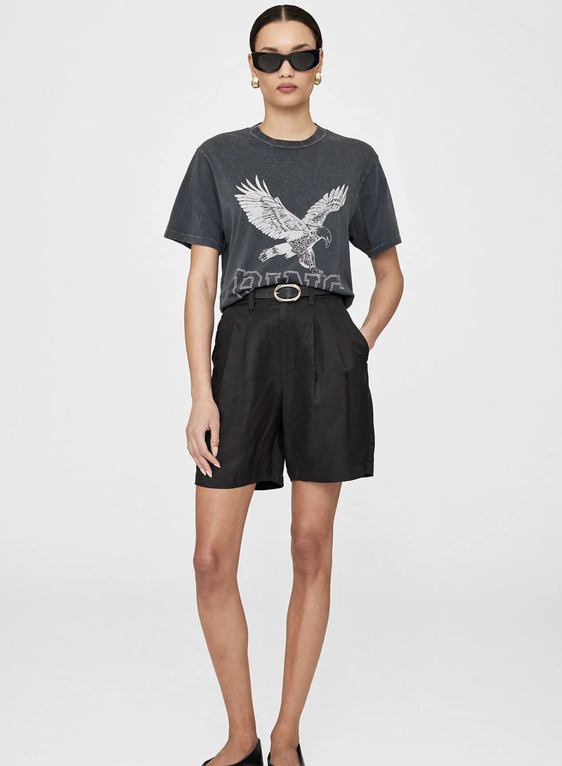 Anine Bing Lili Tee Retro Eagle Washed black