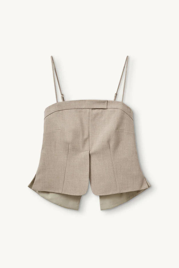 The Garment - Top - Beige Melange - Pisano