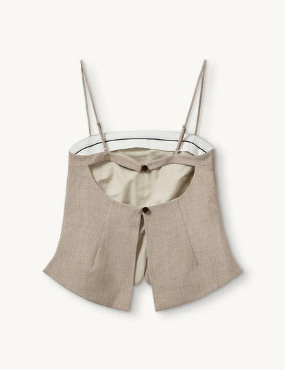 The Garment - Top - Beige Melange - Pisano