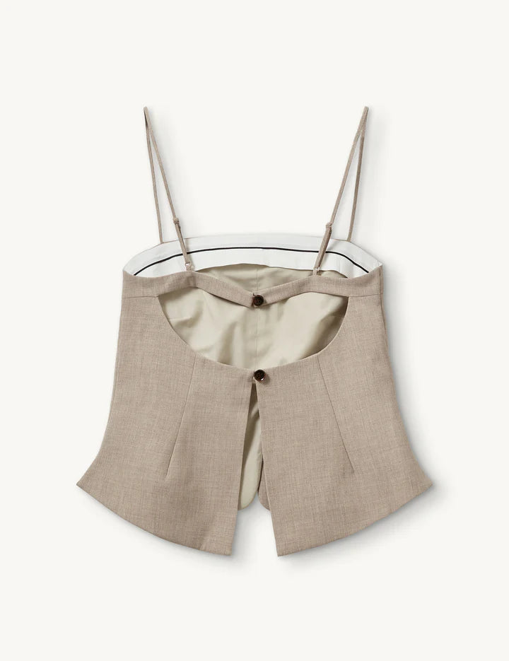 The Garment - Top - Beige Melange - Pisano