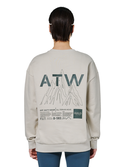 HALO - Sweatshirt - Silver Lining 8140 - Graphic crew 02 - Stilkompagniet.dk