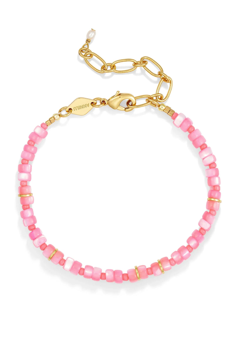 Anni Lu - Armbånd - Flamingo Pink - Calypso Bracelet