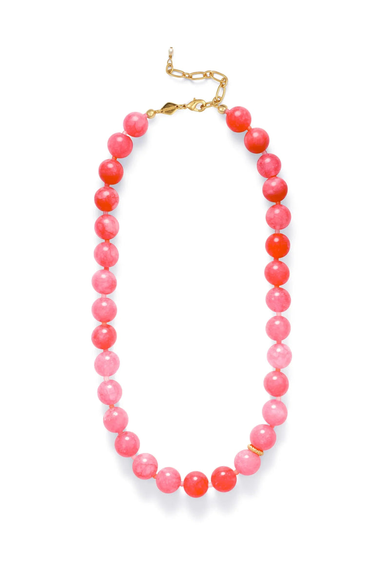 Anni Lu - Halskæde - Pink - Ball Necklace Bubblegum