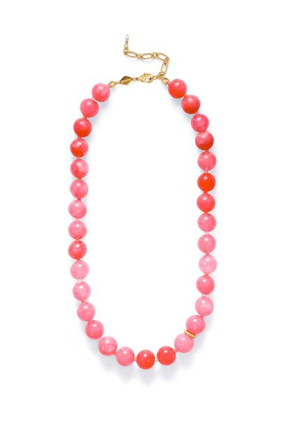 Anni Lu - Halskæde - Pink - Ball Necklace Bubblegum