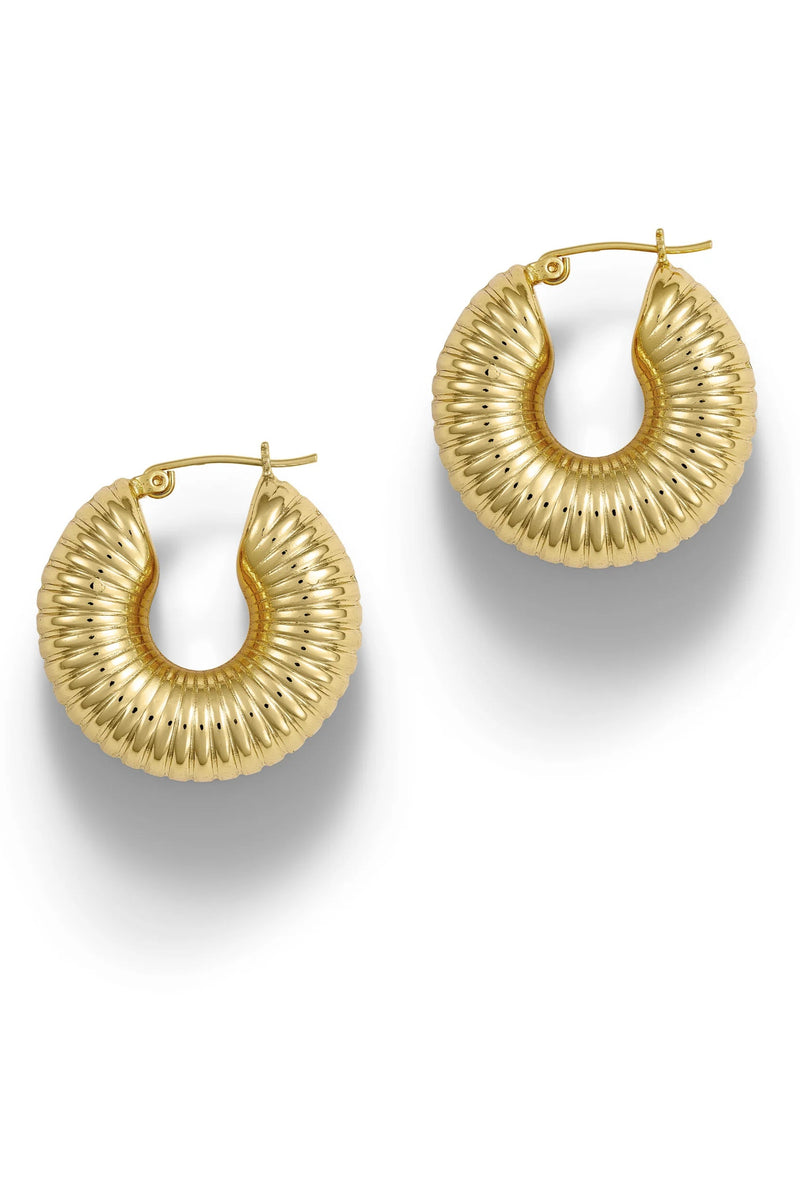 Anni Lu - Øreringe - Gold - Ripple Hoop