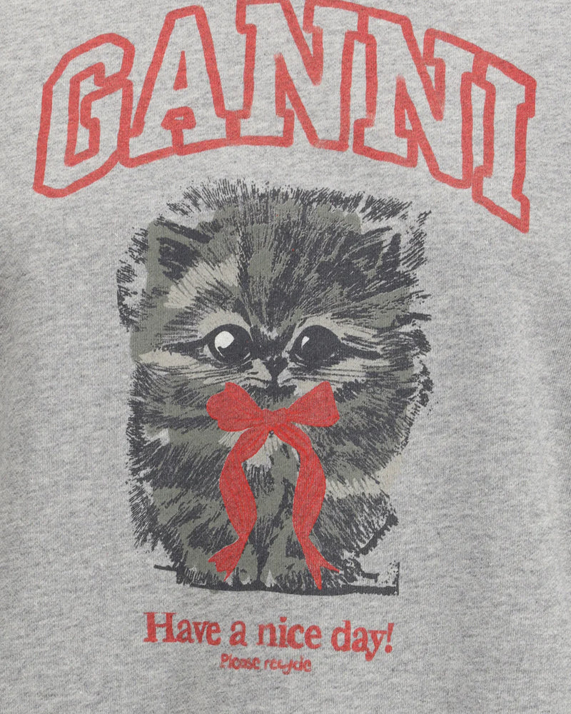 GANNI - Sweatshirt - Paloma - Kitty Print