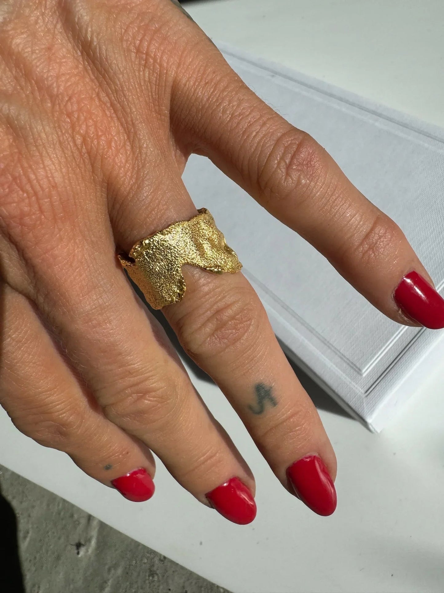 Andcopenhagen Jewelry - Ring - 18 karat guldbelagt 925 sterlingsølv - Ria