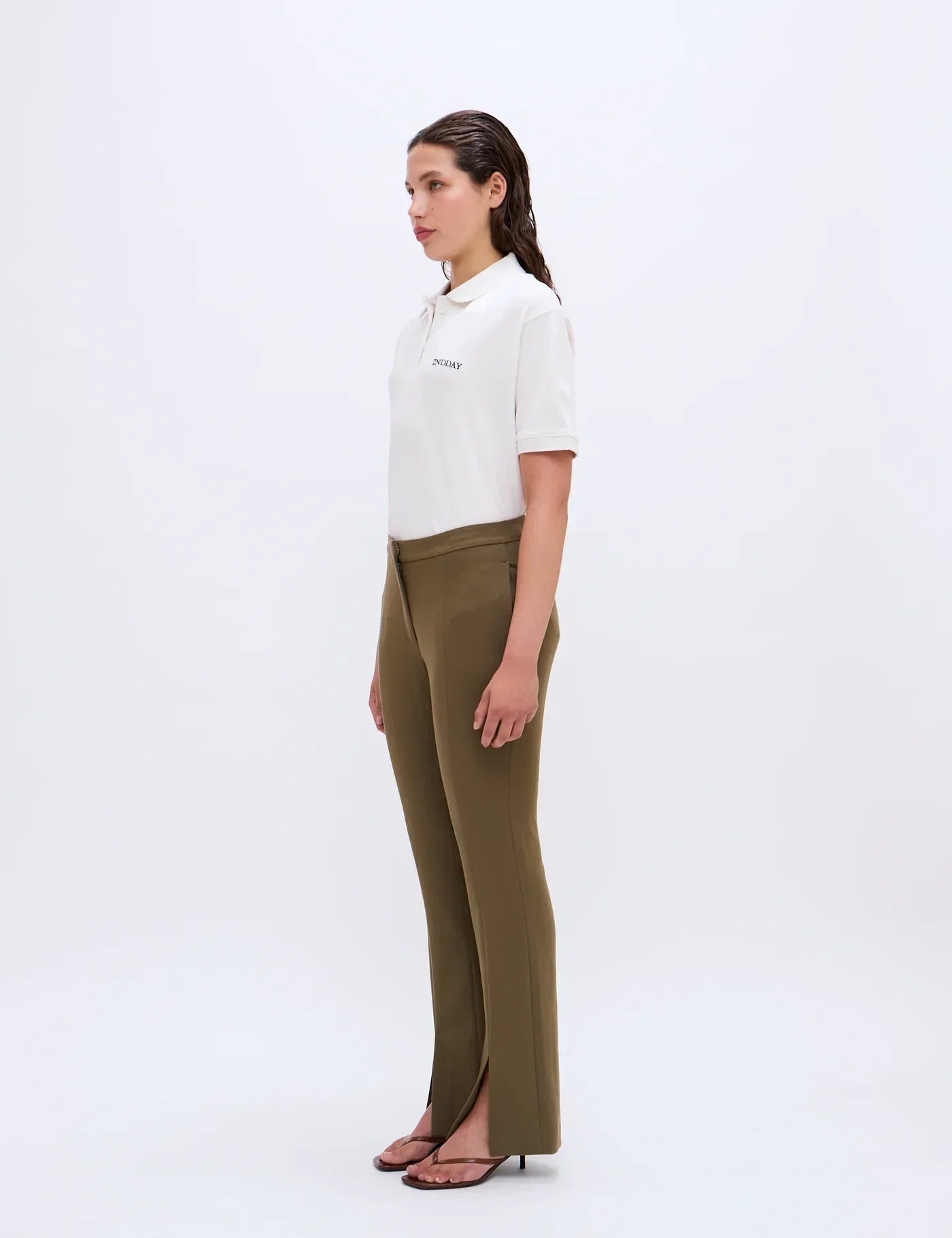 2NDDAY - Polo - Hvid - Aralena - Stilkompagniet.dk