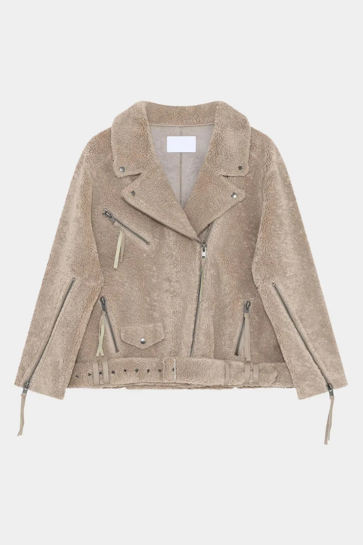 2NDDAY - Fleece Jakke - Beige - Lotus - Stilkompagniet.dk