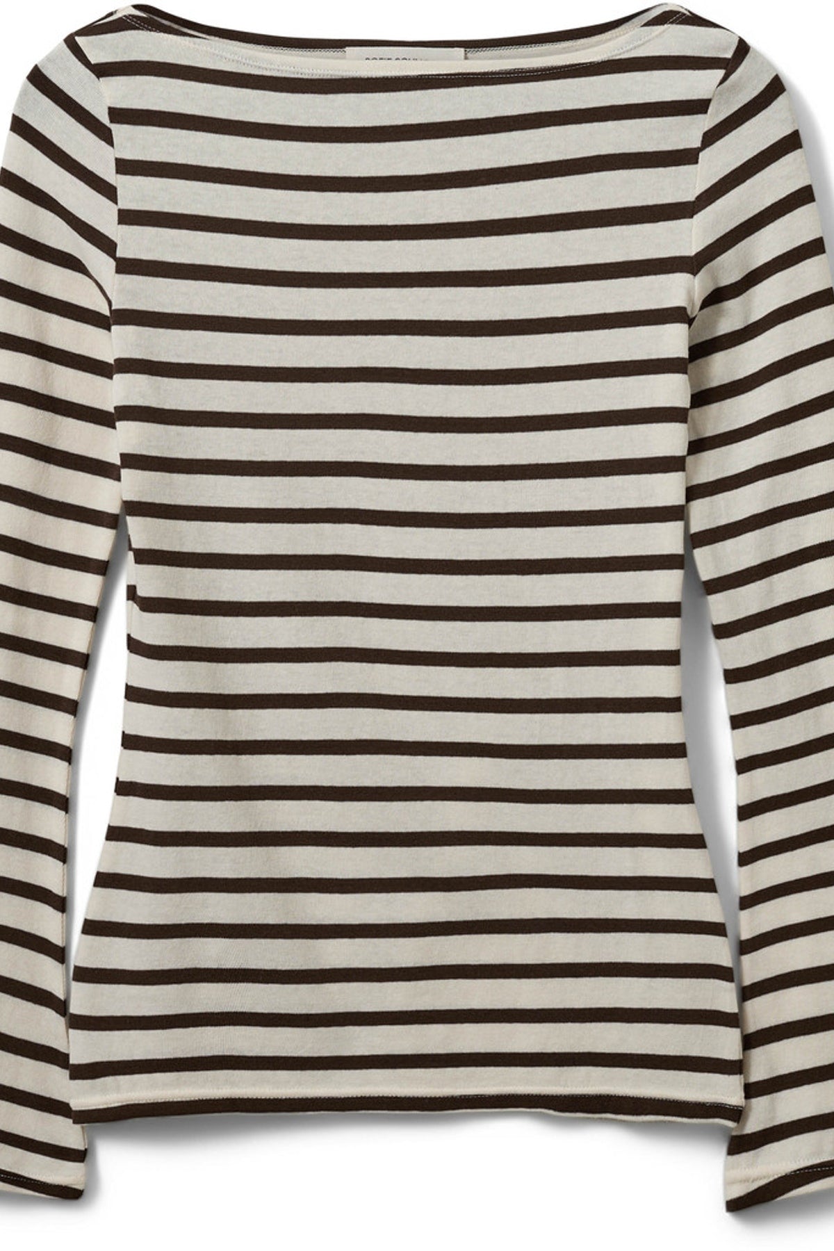 Sofie schnoor women - T-shirt - Brown Striped - Cecesw