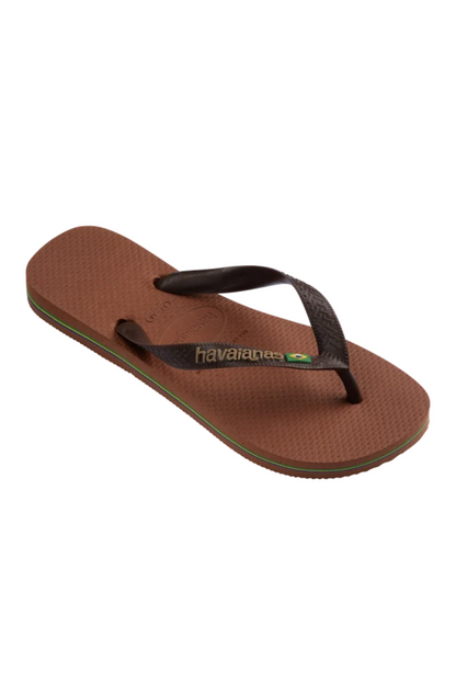 Havaianas - Klipklapper - Rust/Coffee - Brasil Logo FC sss