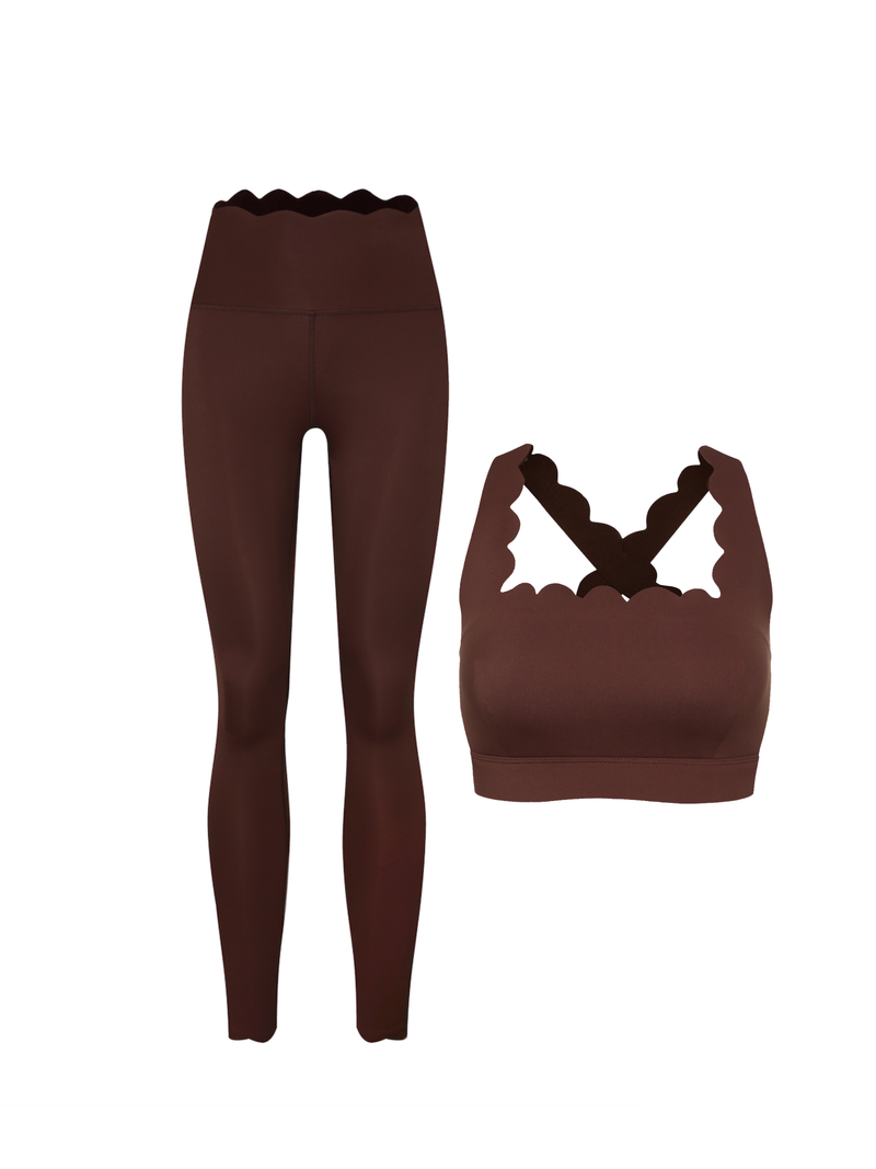 The Collection - Fitness sæt - Brown - Sara