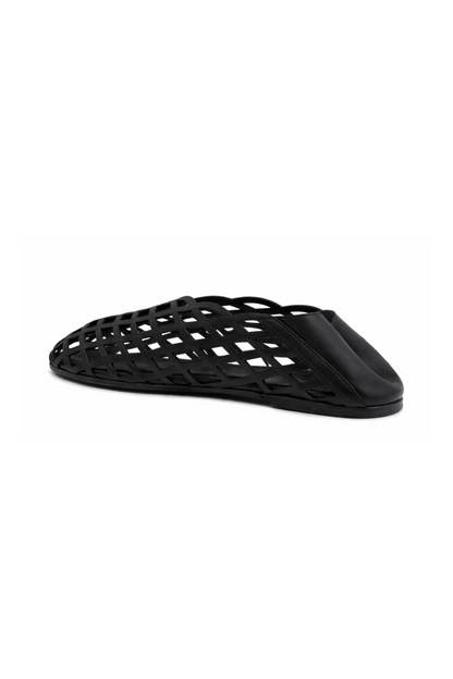 Gia Borghini - Sandal - Black - Peek-a-boo Ballerina