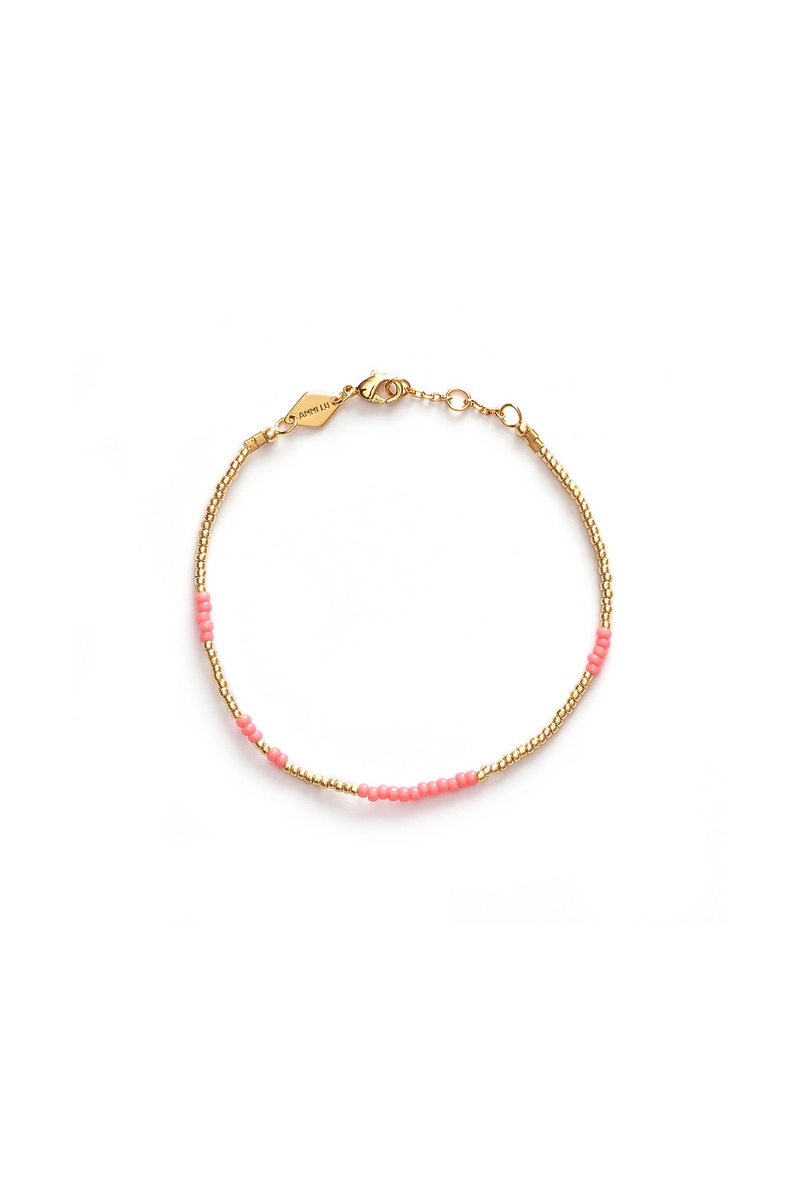 Anni Lu - Armbånd - Peach - Asym