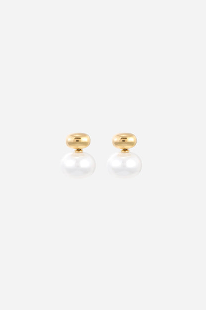 Nine - Sole pearl Earrings - Stilkompagniet.dk
