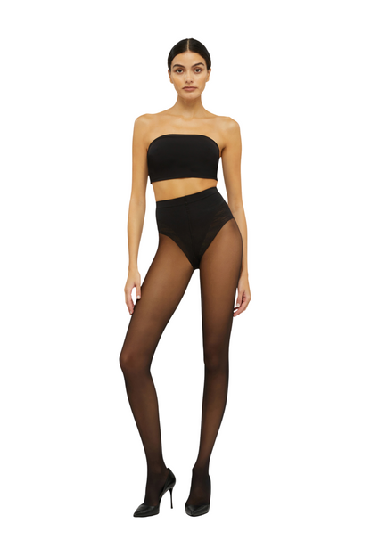 Wolford - Strømpebukser - Sort - Tummy 20 Control Top Tights