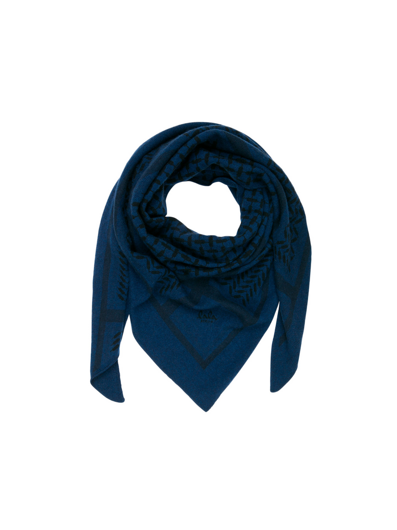 Lala Berlin - Cashmere tørklæde - Inchiostro - Trinity Classic M