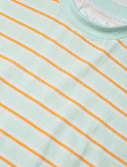 2NDDAY - T-shirt - Stribet Soothing sea - Marissas - Stilkompagniet.dk