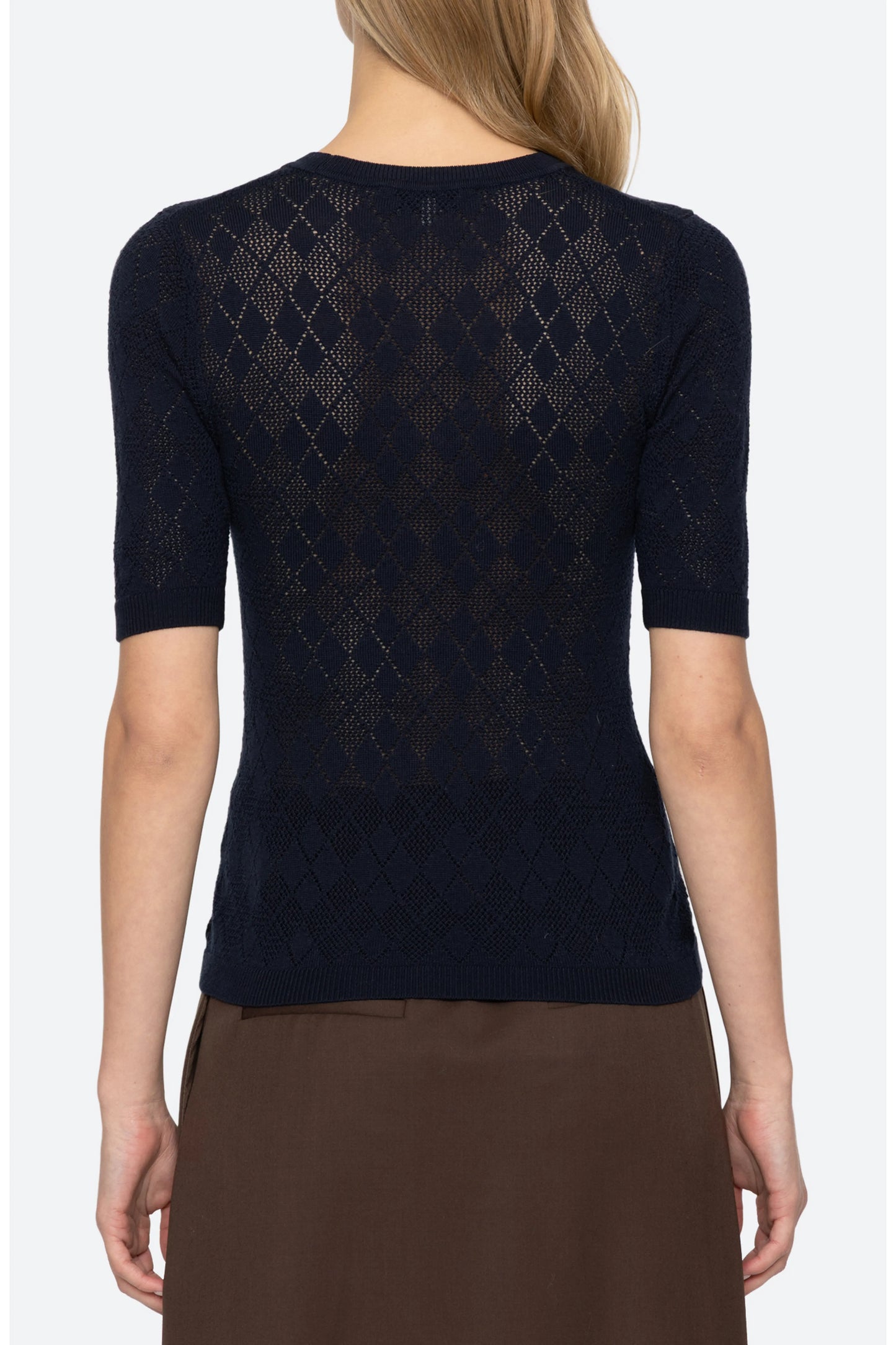 Se New York - Strikbluse - Navy - Jane