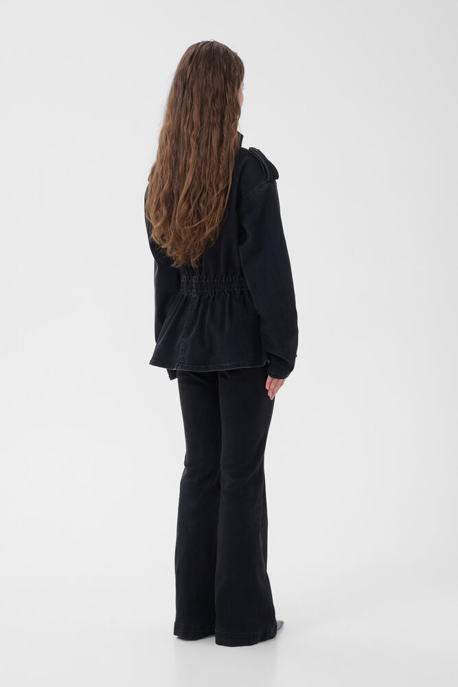 My Essential Wardrobe - Bootcut Jeans - Sort - Ayo