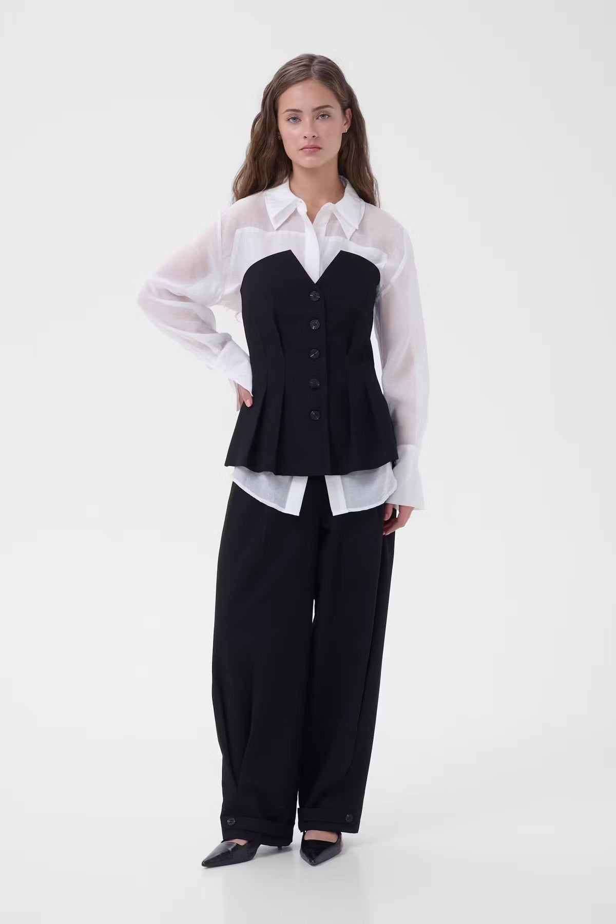 My Essential Wardrobe - Vest/Top - Sort - Evelina