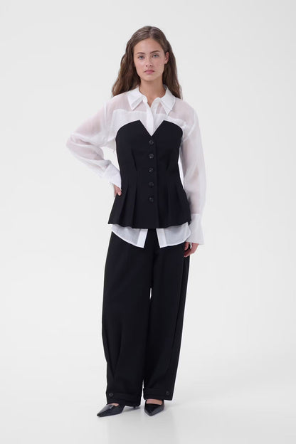 My Essential Wardrobe - Vest/Top - Sort - Evelina