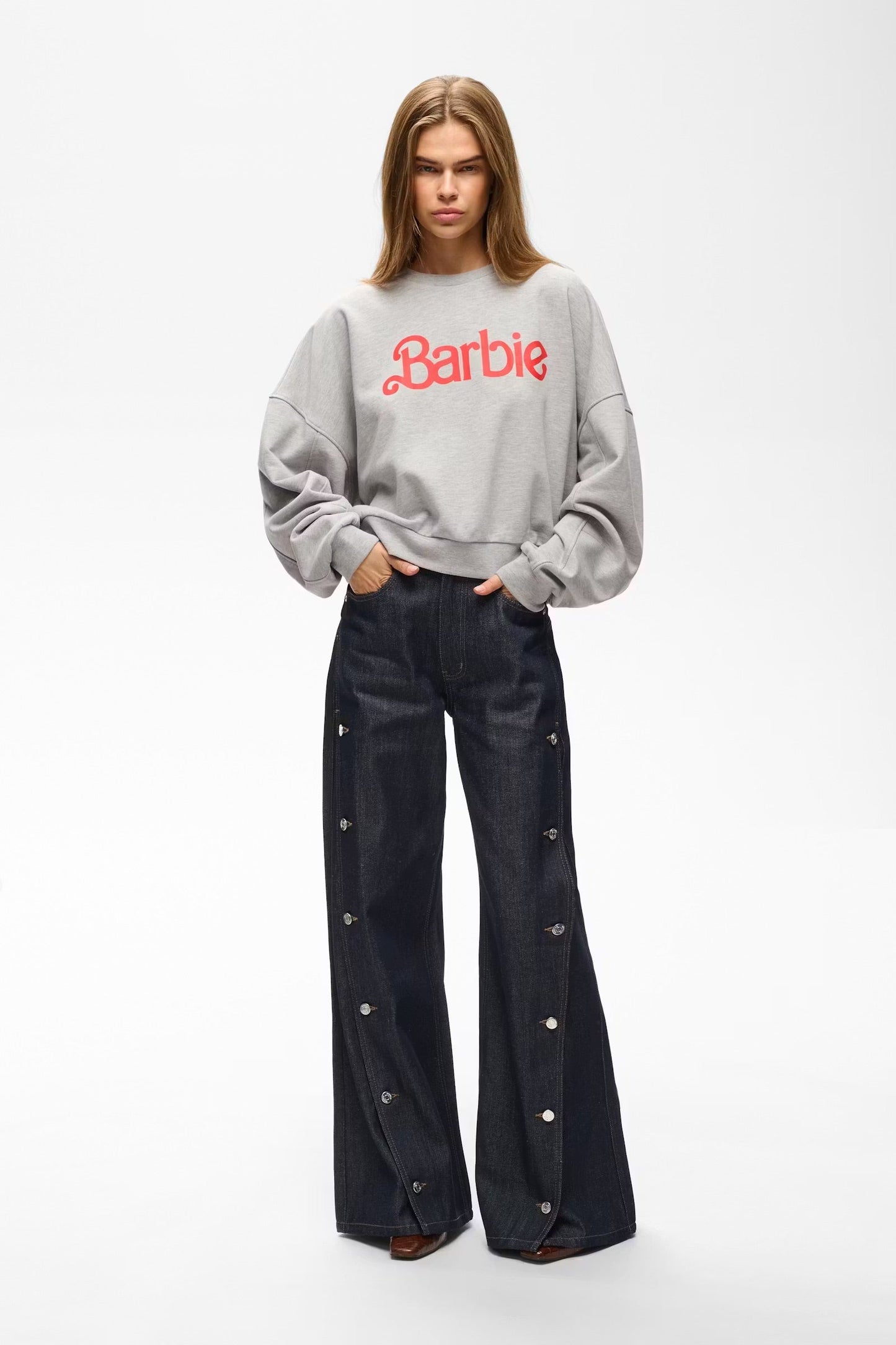 Gestuz - Sweatshirt - Light Grey Melange - Naya
