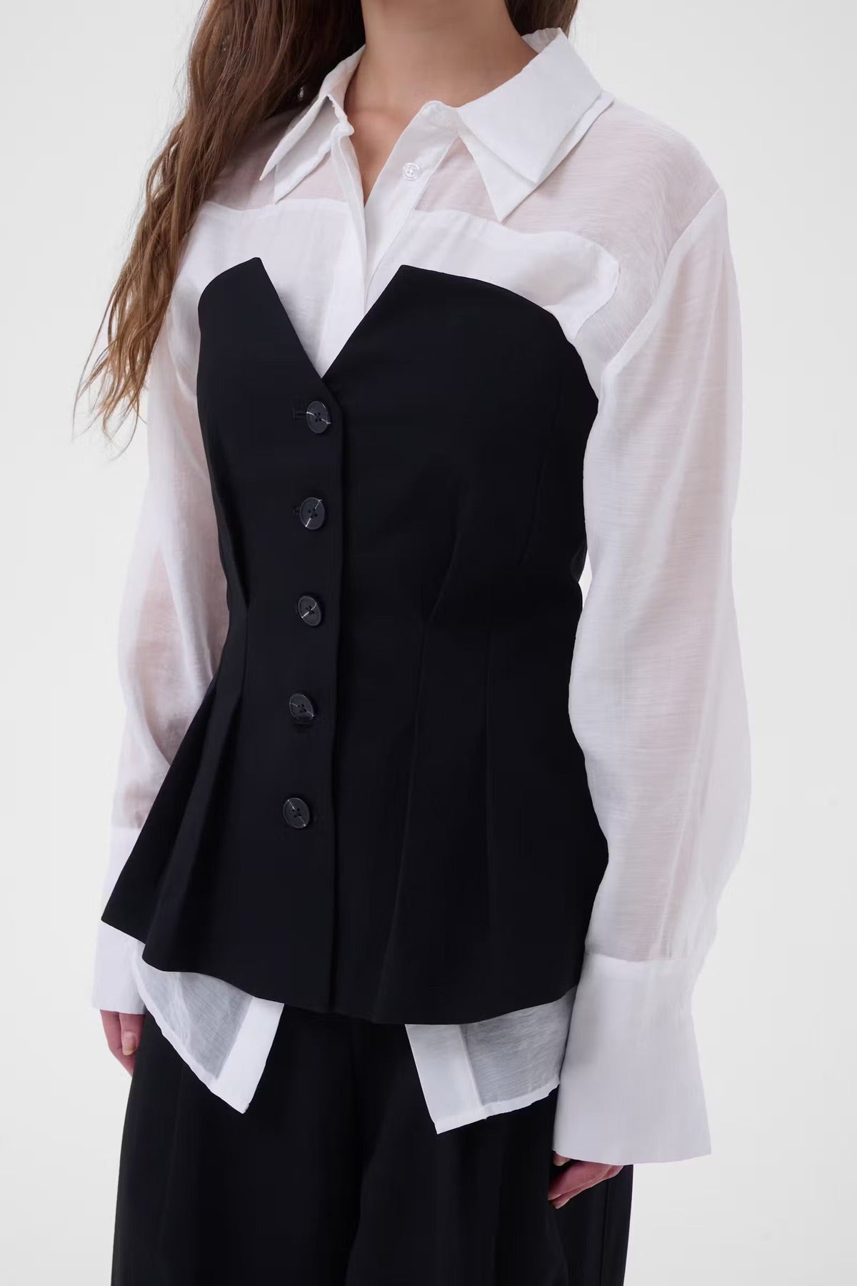 My Essential Wardrobe - Vest/Top - Sort - Evelina