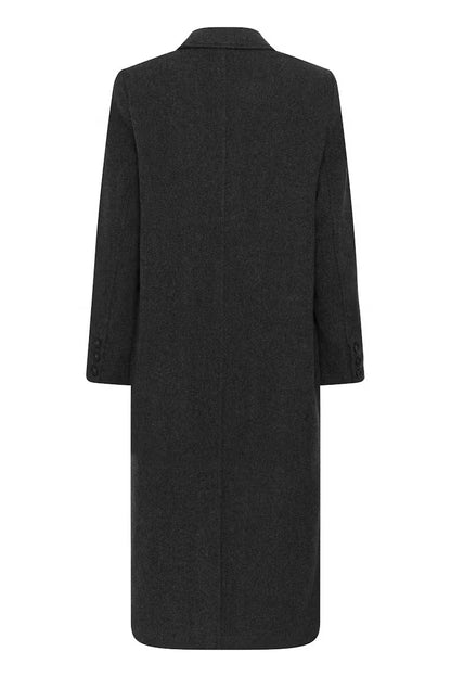 My Essential Wardrobe - Frakke - Dark Grey Melange - Frannie
