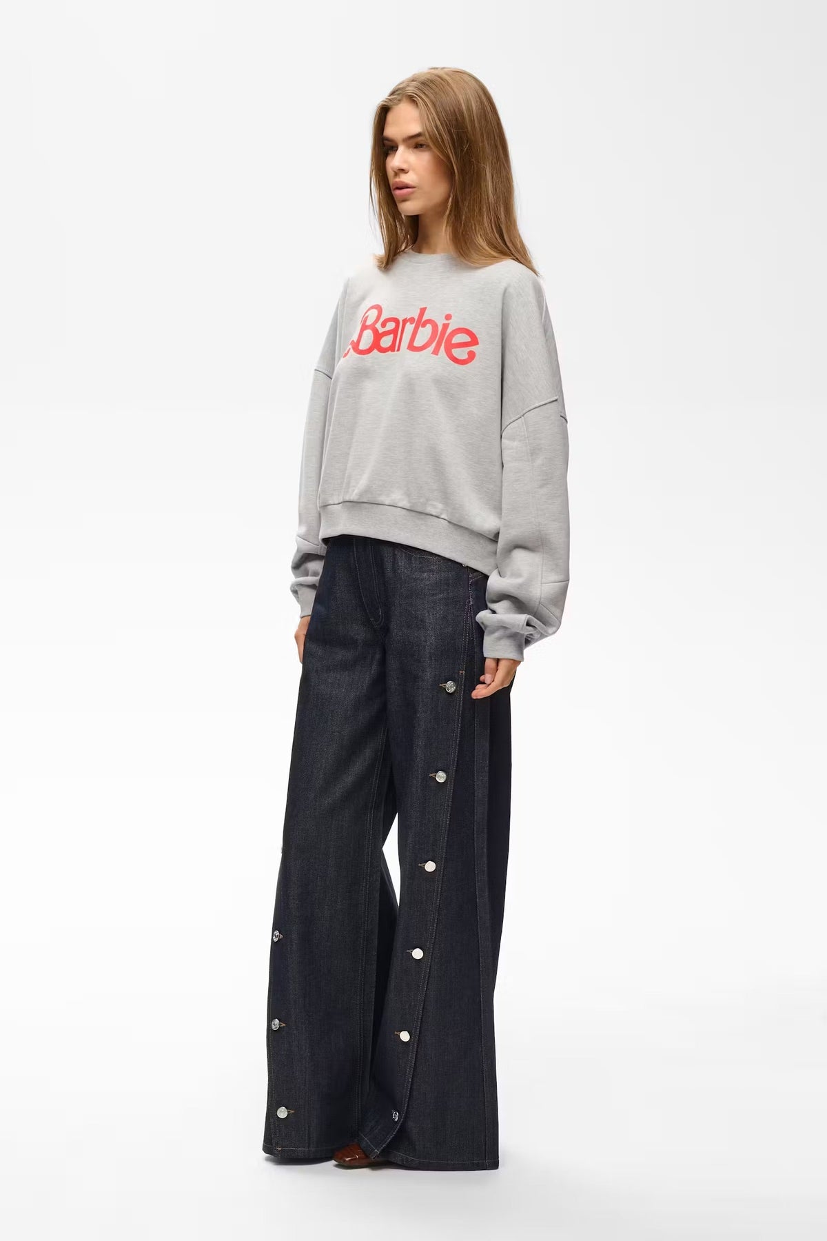 Gestuz - Sweatshirt - Light Grey Melange - Naya