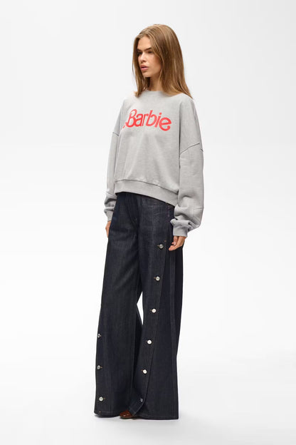 Gestuz - Sweatshirt - Light Grey Melange - Naya