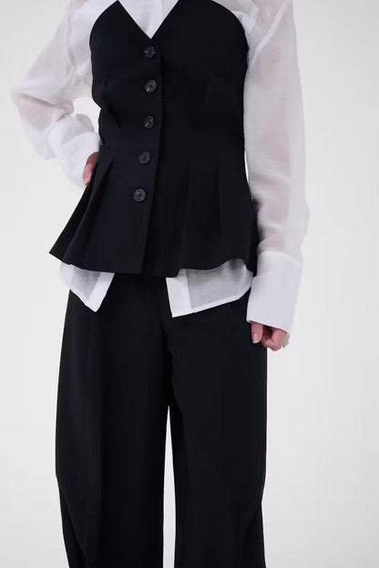 My Essential Wardrobe - Vest/Top - Sort - Evelina