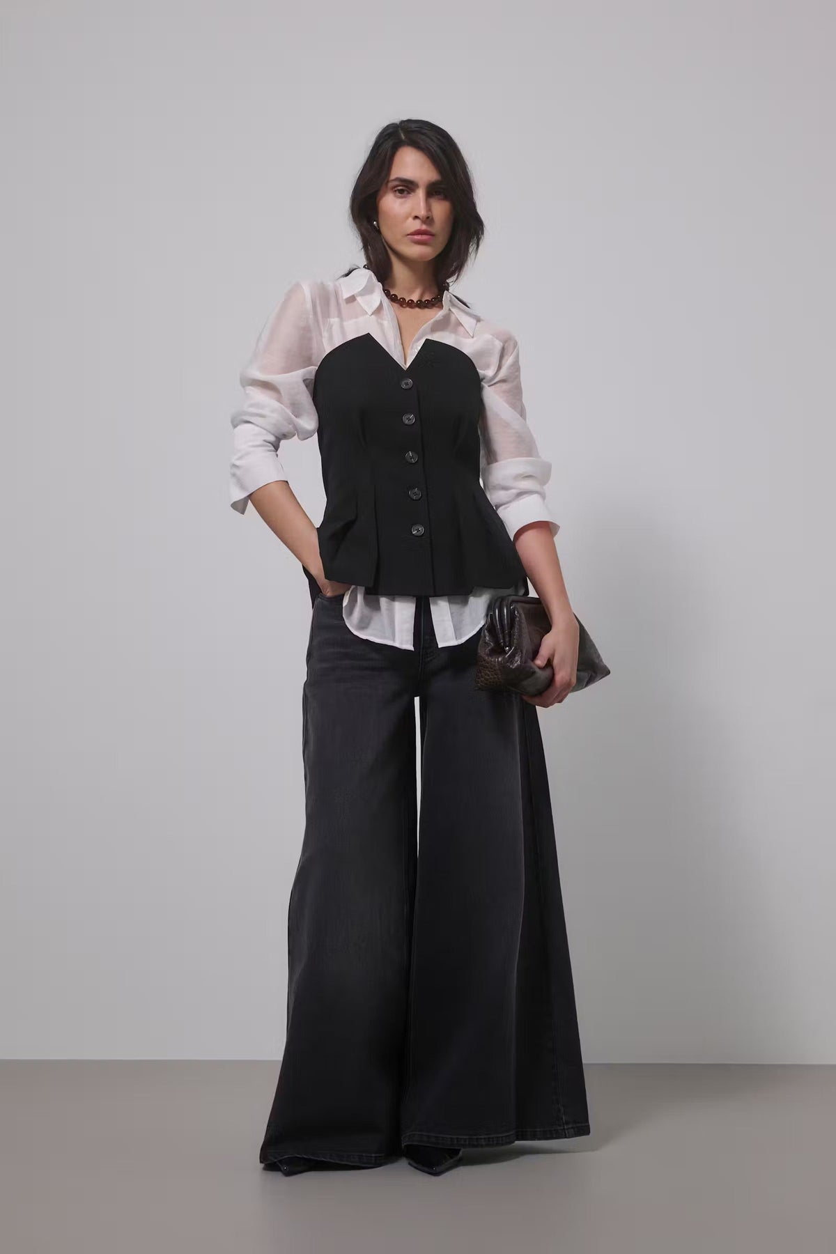 My Essential Wardrobe - Vest/Top - Sort - Evelina