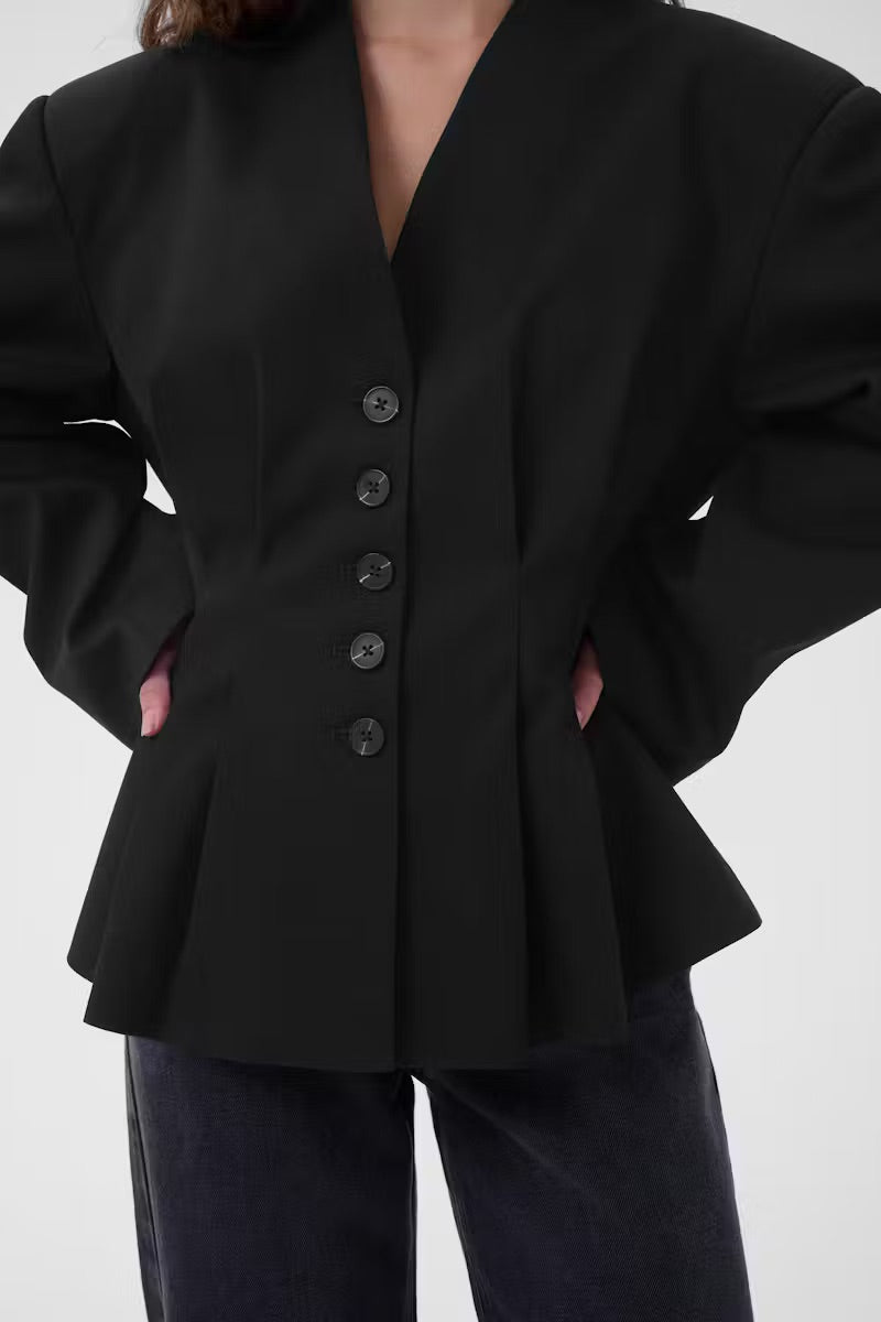 My Essential Wardrobe - Blazer - Sort - Evelina