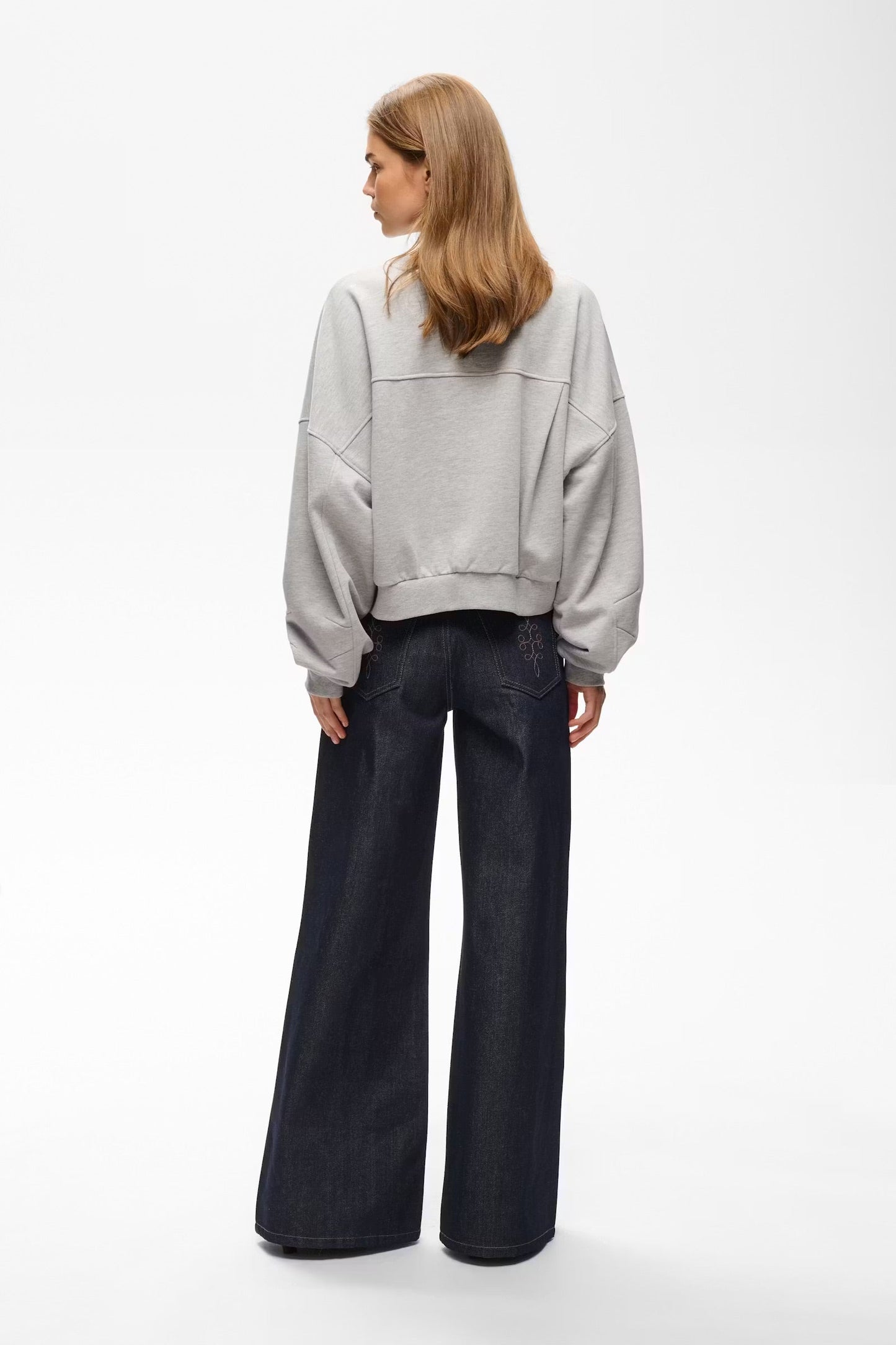 Gestuz - Sweatshirt - Light Grey Melange - Naya