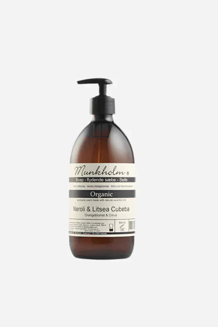 Organic håndsæbe - Neroli & Litsea cubeba - 500 ml - Munkholm sss