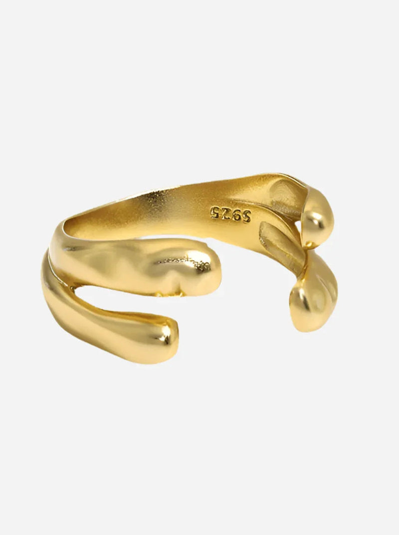 Andcopenhagen - Ring - 18 karat guldbelagt 925 sterlingsølv - Lula - Stilkompagniet.dk