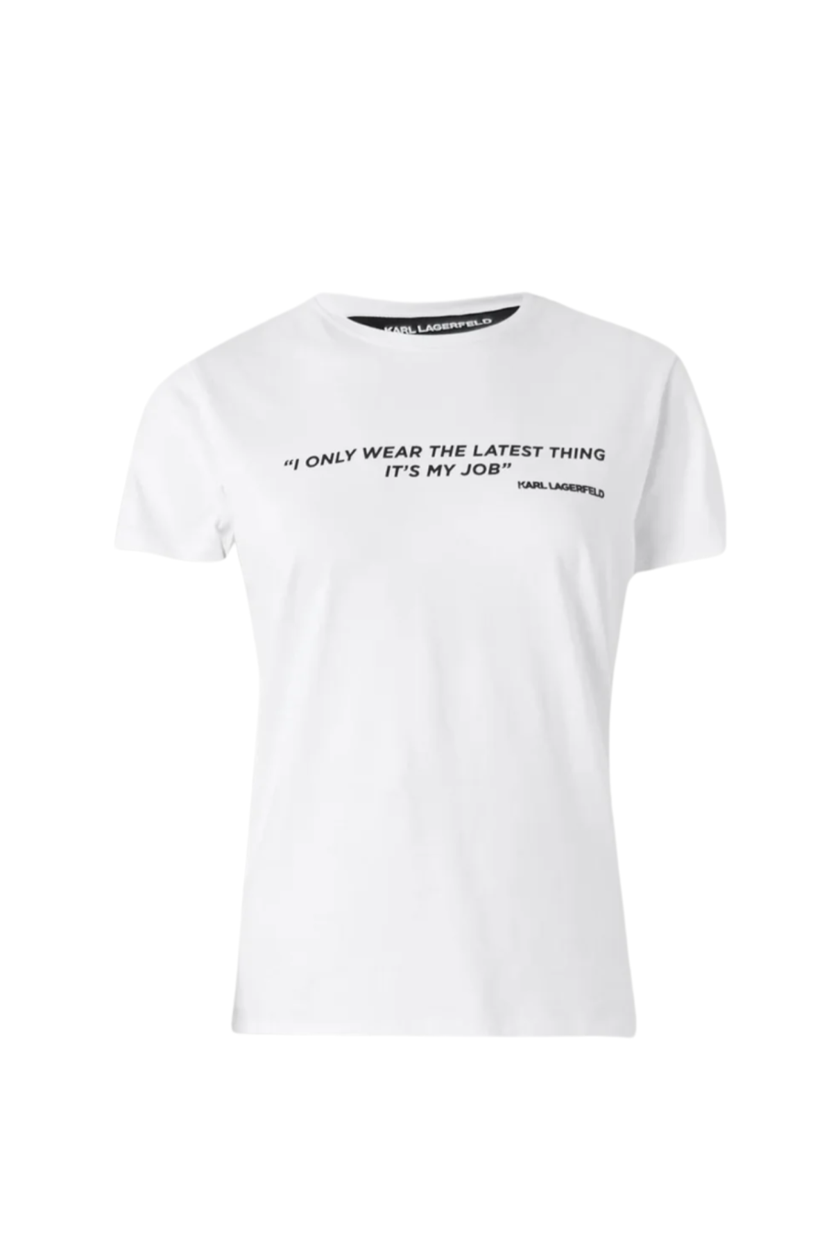 Karl Lagerfeld - Statement T-shirt - Hvid - Quote