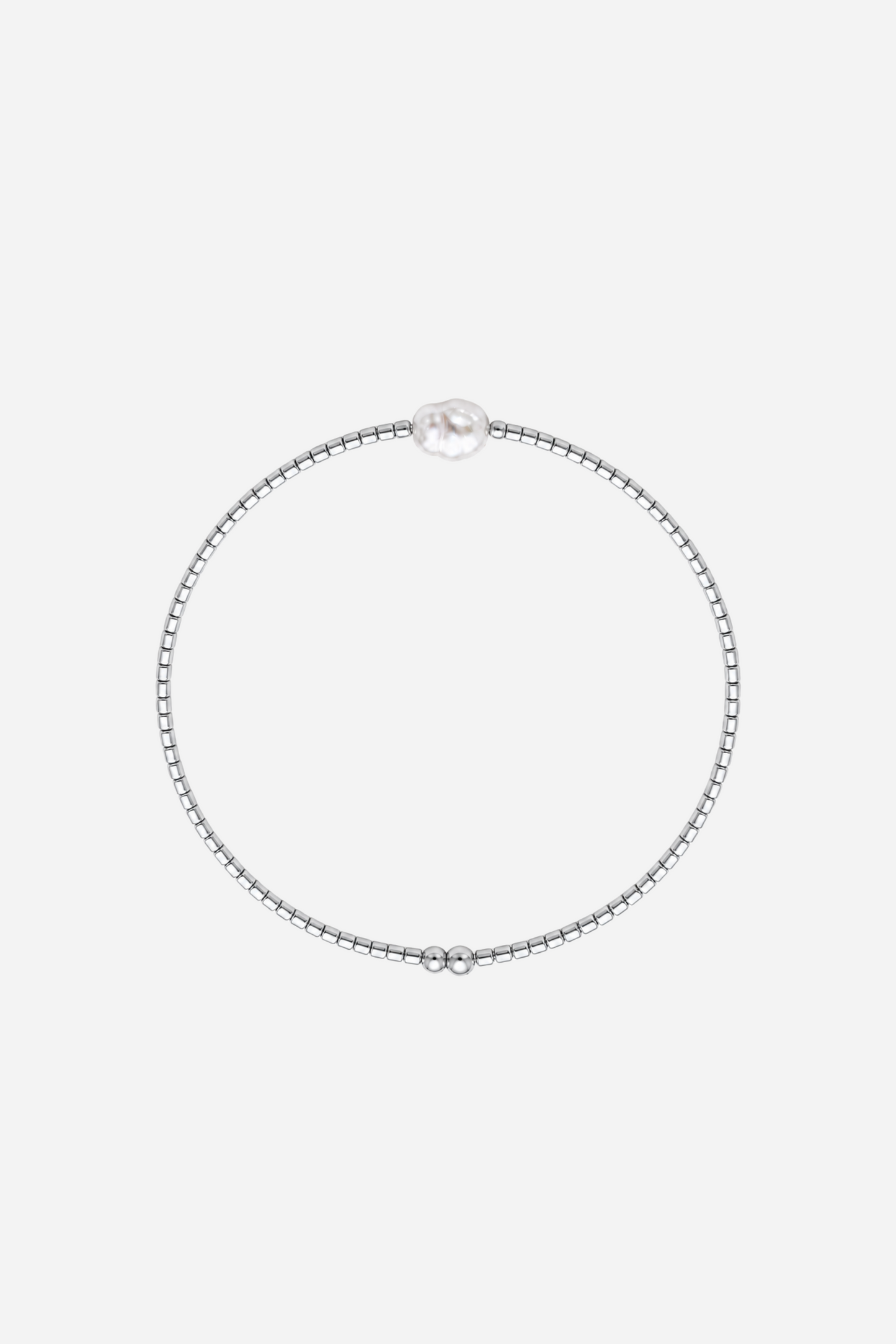 Andcopenhagen Jewelry - Perlearmbånd - Sølv - Holly Simple