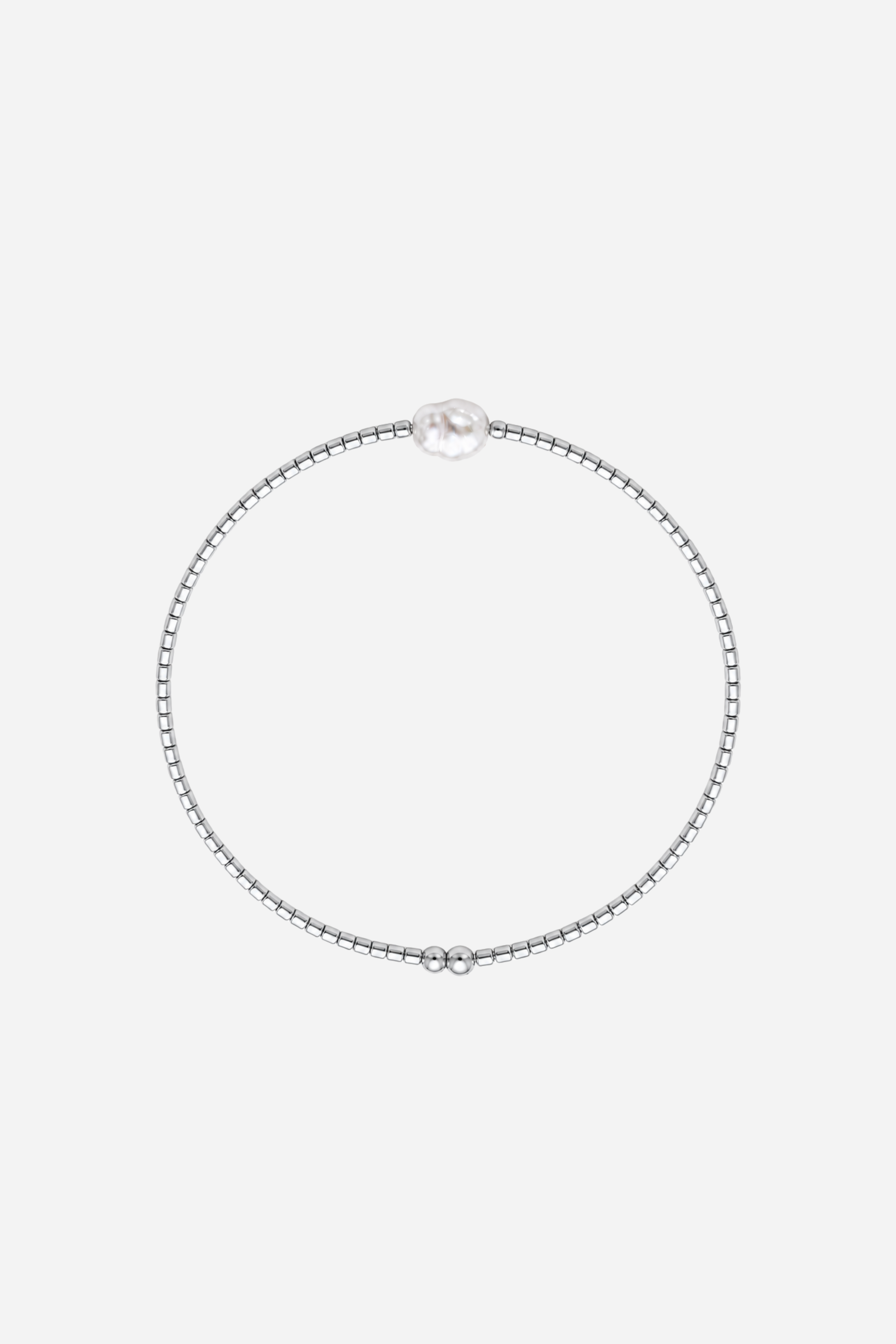 Andcopenhagen Jewelry - Perlearmbånd - Sølv - Holly Simple